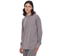 Urban Classics Men's Heavy Boxy Acid Wash Longsleeve T-Shirt, Asphalt, 3XL