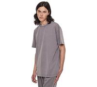Urban Classics Men's Heavy Oversized Acid Wash Tee Oversized T-Shirt for Men Available in Many Sizes S - 5XL, Asphalt, M