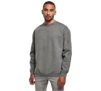 Urban Classics Men's Heavy Terry Garment Dye Crew Sweatshirt, Darkshadow, L
