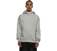 Urban Classics Men's High Neck Hoody Hooded Sweatshirt, Lightasphalt, M
