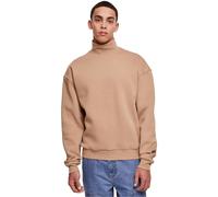 Urban Classics Men's High Rib Neck Crew Sweatshirt, Warmsand, L