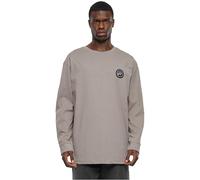 Urban Classics Men's Hiking Patch LS T-Shirt, Asphalt, L
