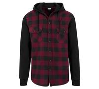 Urban Classics Hooded Ed Flanell Sweat Leeve Shirt