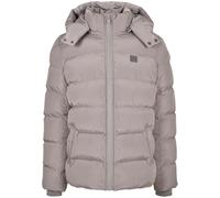 Urban Classics Men's Hooded Puffer Jacket with Quilted Interior, Asphalt, M
