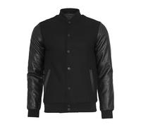Urban Classics Men's College Jacket Oldschool Black/Black Size L