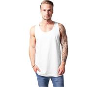 Urban Classics Men's Jersey Big Tank Top Sports Shirt, White, L