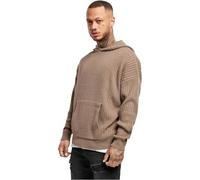 Urban Classics Men's Knitted Hoody Hooded Sweatshirt, darkkhaki, XL