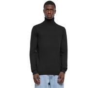Urban Classics Men's Knitted Turtleneck Sweater Sweatshirt, Black, XL