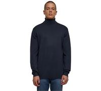Urban Classics Men's Knitted Turtleneck Sweater Sweatshirt, Navy, M