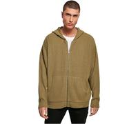 Urban Classics Men's Knitted Zip Hoody Hooded Sweatshirt, tiniolive, S