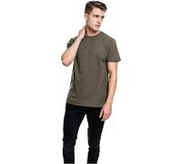 Urban Classics Men's Lace Up Long Tee T-Shirt, Olive, S
