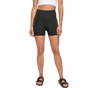 Urban Classics Damen Ladies High Waist Short Cycle Hot Pants, Black, L