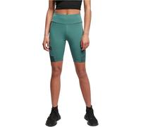 Urban Classics Men's Ladies High Waist Tech Mesh Cycle Shorts, paleleaf, S