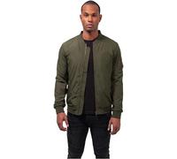 Urban Classics Men's Light Bomber Jacket, Weiß, Green, Medium
