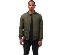 Urban Classics Men's Light Bomber Jacket, Weiß, Green, Small