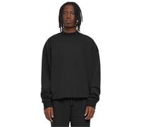 Urban Classics Men's Light Terry Crew Sweatshirt, Black, XXXXXL