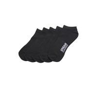 Urban Classics Men's Logo No Show 5-pack Ankle Socks, Black (Black 00007), 6 8 UK