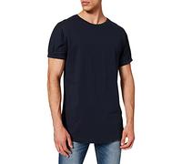 Urban Classics Men's Shaped Long Tee Camiseta, Midnightnavy, L