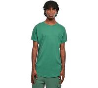 Urban Classics Men's Long Shaped Turnup Tee T-Shirt, Leaf, M