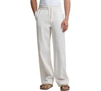 Urban Classics Men's Loose Cotton Linen Pants Trouser, Whitesand, M