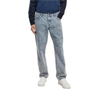 Urban Classics Men's Loose Fit Jeans Trouser, Light SkyBlue Acid Washed, 33W / 34L