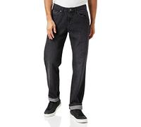 Urban Classics Men's Loose Fit Jeans Trouser, Real Black Washed, 31W / 32L