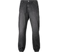 Urban Classics Men's Loose Fit Jeans Trouser, Real Black Washed, 31W / 32L