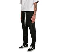 Urban Classics Men's Low Crotch Cargo Sweatpants Tracksuit, Black, M