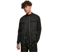 Urban Classics Men's M65 Sweat Bomber Jacket, Black, 4XL
