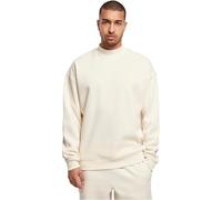 Urban Classics Men's Mock Neck Crew Sweatshirt Whitesand M