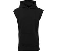 Urban Classics Men's Open Edge Sleeveless Hoody Sweatshirt, Black, XXL