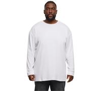 Urban Classics Men's Organic Boxy Rib Longsleeve T-Shirt, White, S