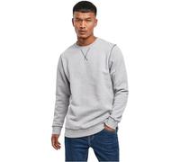 Urban Classics Men's Organic Contrast Flatlock Stitched Crew Hooded Sweatshirt, Grey/Dark Blue, L