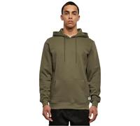 Urban Classics Men's Organic Cotton Basic Hoodie, Hooded Sweatshirt for Men in Many Colours, Sizes S - 5XL, olive, S