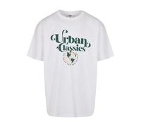Urban Classics Men's Organic Globe Logo Tee T-Shirt, White, L