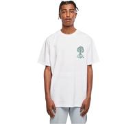 Urban Classics Men's Organic Tree Logo T-Shirt, White, 5XL
