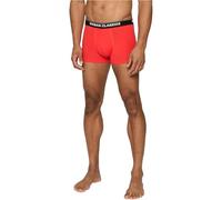 Urban Classics Men's Organic X-Mas Boxer Shorts 3-Pack, Nicolaus AOP / Tree Green / Pop Red, XL