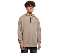 Urban Classics Men's Overdyed Camp Hoody Hooded Sweatshirt, darkkhaki, XXL