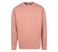 Urban Classics Men's Oversized Open Edge Crew Sweatshirt Pullover - Rosa, Medium