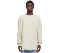 Urban Classics Men's Oversized Open Edge Longsleeve T-Shirt, Sand, M