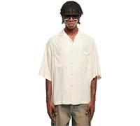 Urban Classics Oversized Resort Short Sleeve Shirt Beige L Men