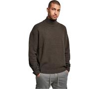 Urban Classics Men's Oversized Roll Neck Sweater Sweatshirt, Blackbird, S