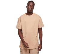 Urban Classics Men's Oversized Striped T-Shirt, Short Sleeve T-Shirt, Available in Black, Sizes XS to 5XL, Union Beige, XL
