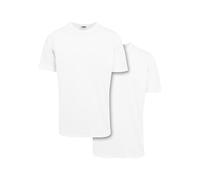 Urban Classics Men's Oversized Tee Pack of 2 T-Shirt, White + White, XL