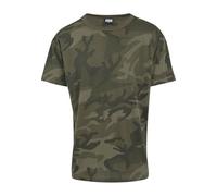 Urban Classics Men's Oversized Tee T-Shirt, Multicoloured (Olive Camo 775), S
