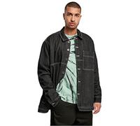 Urban Classics Men's Oversized Trucker Jacket, Black raw, M