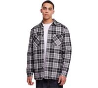 Urban Classics Padded Checked Shirt white L