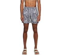 Urban Classics Men's Pattern swim Shorts Badeshorts, Sings Aop, M