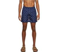 Urban Classics Men's Pattern Swim Shorts, Blue (Anchor/Navy 01694), XL