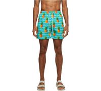 Urban Classics Pattern Big Swimming Shorts Blue 2XL Men